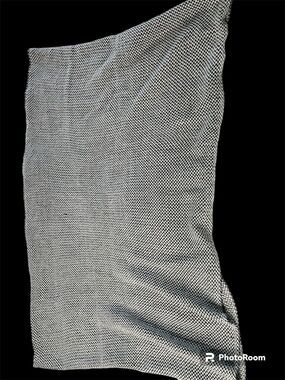 H&M Unisex Black & White Ribbed Cowl Neck Infinity Scarf Soft Onesize